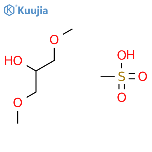 1,3-Dimethoxypropan-2-yl methanesulfonate structure
