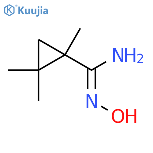 N'-hydroxy-1,2,2-trimethylcyclopropane-1-carboximidamide structure