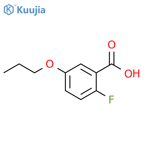 Benzoic acid, 2-fluoro-5-propoxy- structure