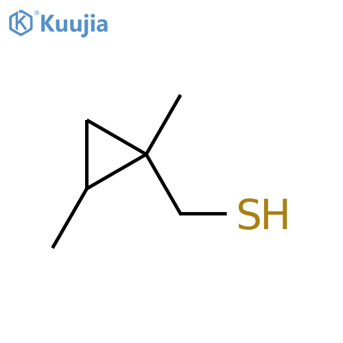 (1,2-dimethylcyclopropyl)methanethiol structure
