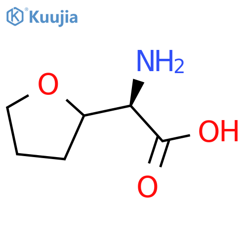 (2R)-2-amino-2-(oxolan-2-yl)acetic acid structure