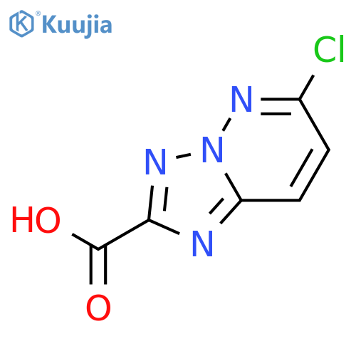 6-Chloro-[1,2,4]triazolo[1,5-b]pyridazine-2-carboxylic acid structure