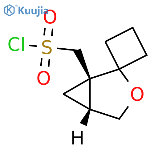 rac-(1R,5R)-3-oxaspirobicyclo3.1.0hexane-2,1'-cyclobutane-1-ylmethanesulfonyl chloride, cis structure