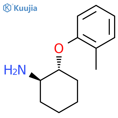 rac-(1R,2R)-2-(2-methylphenoxy)cyclohexan-1-amine structure