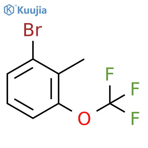 1-bromo-2-methyl-3-(trifluoromethoxy)benzene structure