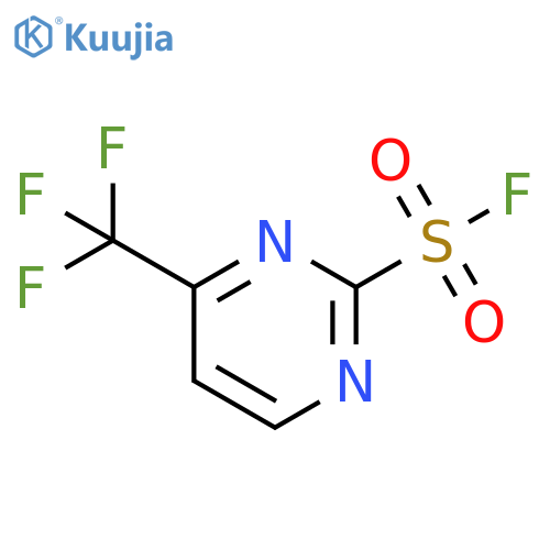 4-(trifluoromethyl)pyrimidine-2-sulfonyl fluoride structure