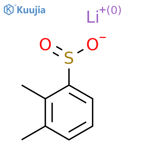 lithium(1+) ion 2,3-dimethylbenzene-1-sulfinate structure