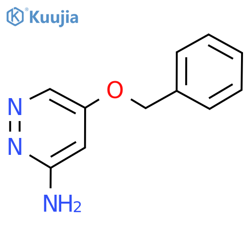 5-(benzyloxy)pyridazin-3-amine structure