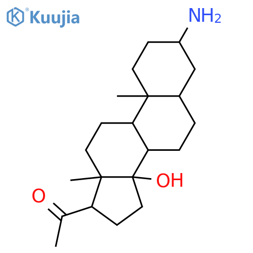 3-Amino-14-hydroxypregnan-20-one; (3α,5α,14β)-form structure