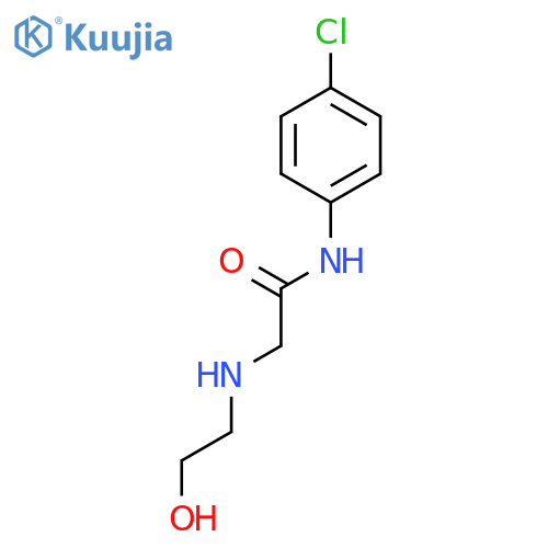 Acetamide,N-(4-chlorophenyl)-2-[(2-hydroxyethyl)amino]- structure