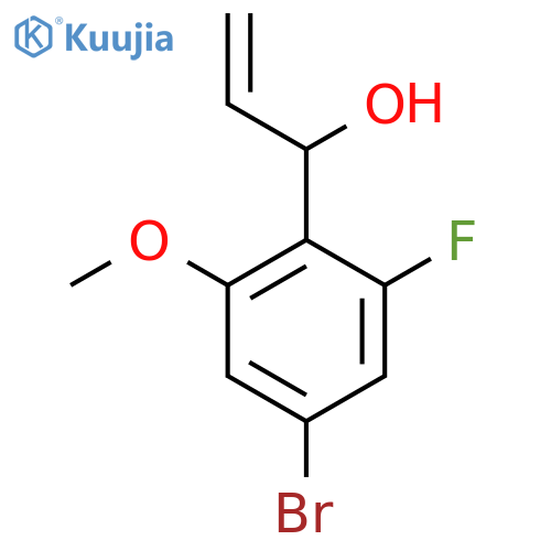 1-(4-bromo-2-fluoro-6-methoxyphenyl)prop-2-en-1-ol structure
