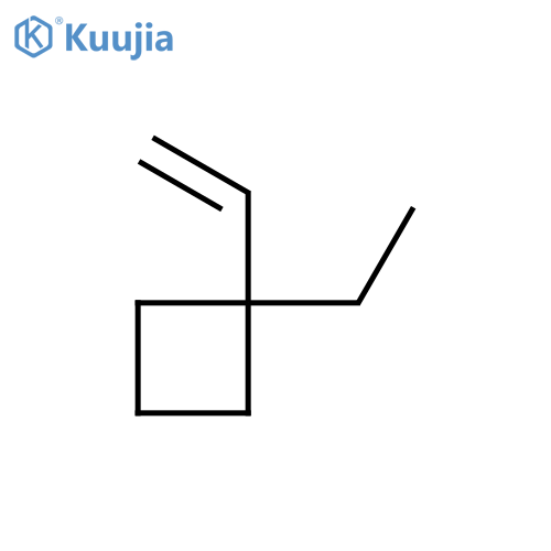 1-ethenyl-1-ethylcyclobutane structure