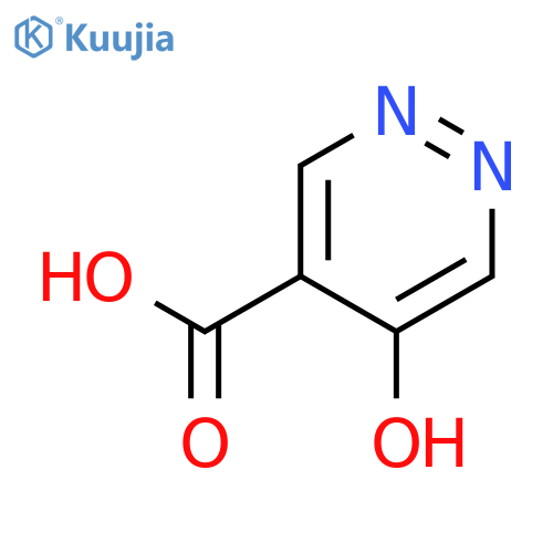 5-hydroxypyridazine-4-carboxylic acid structure