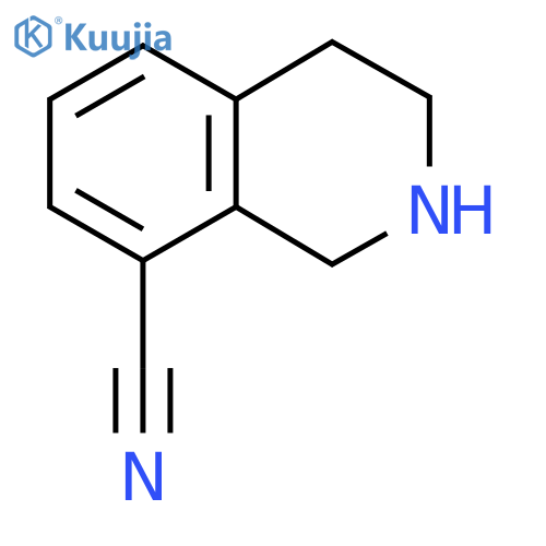 1,2,3,4-Tetrahydroisoquinoline-8-carbonitrile structure