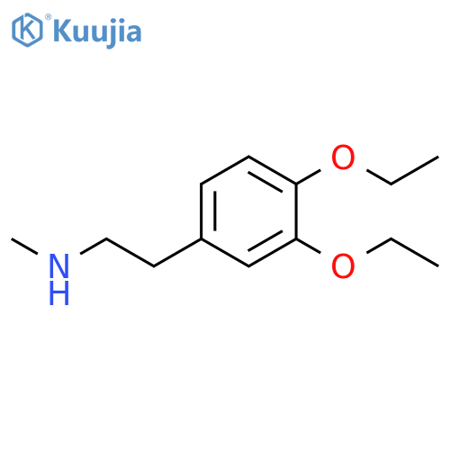 2-(3,4-diethoxyphenyl)ethyl(methyl)amine structure