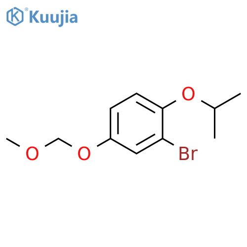 2-Bromo-1-isopropoxy-4-(methoxymethoxy)benzene structure