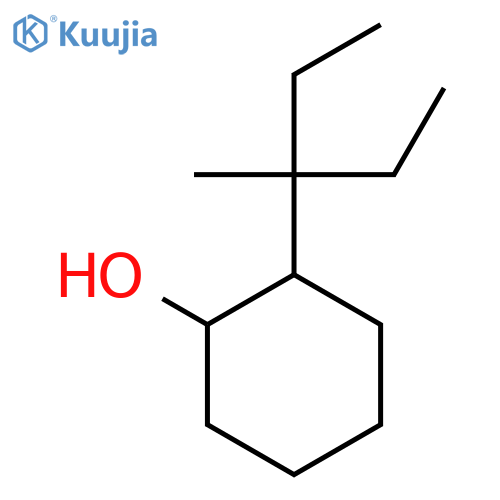 2-(3-methylpentan-3-yl)cyclohexan-1-ol structure