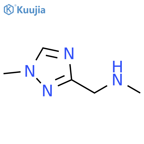methyl(1-methyl-1H-1,2,4-triazol-3-yl)methylamine structure