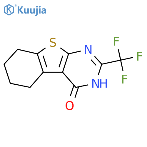 5-(trifluoromethyl)-8-thia-4,6-diazatricyclo7.4.0.0,2,7trideca-1(9),2(7),5-trien-3-one structure