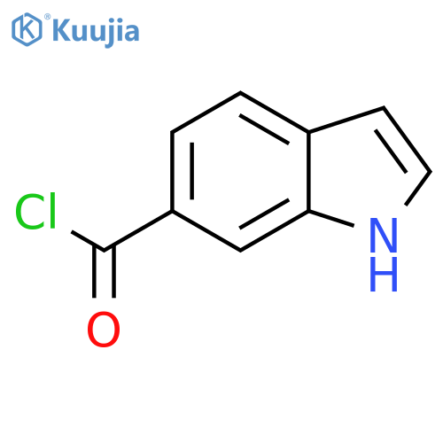 tert-Butyl 6-(Chlorocarbonyl)-1H-indole-1-carboxylate structure