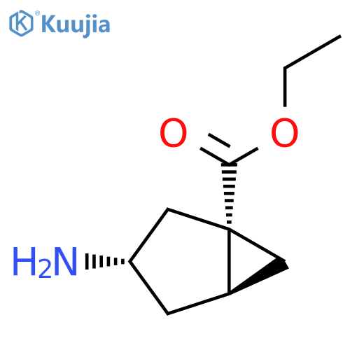 Ethyl (1S,3S,5S)-3-aminobicyclo[3.1.0]hexane-1-carboxylate structure