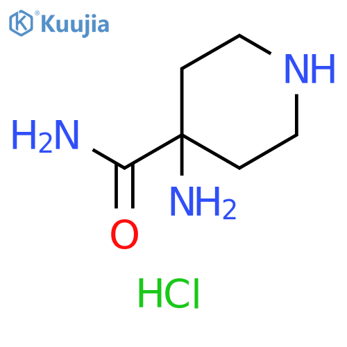 4-aminopiperidine-4-carboxamide dihydrochloride structure