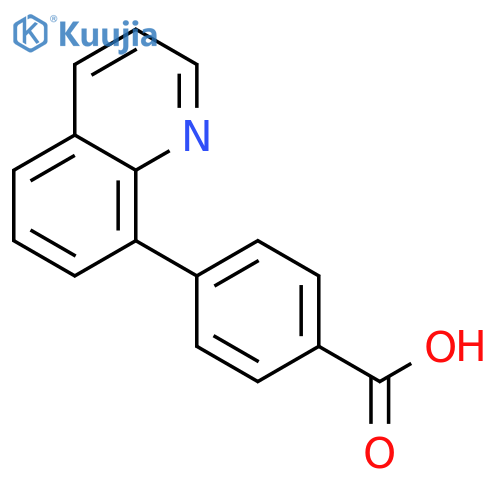 4-(Quinolin-8-yl)benzoic Acid structure