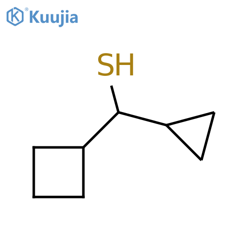 cyclobutyl(cyclopropyl)methanethiol structure