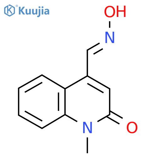 1-Methyl-2-oxo-1,2-dihydroquinoline-4-carbaldehyde oxime structure