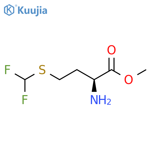 methyl (2S)-2-amino-4-(difluoromethyl)sulfanylbutanoate structure