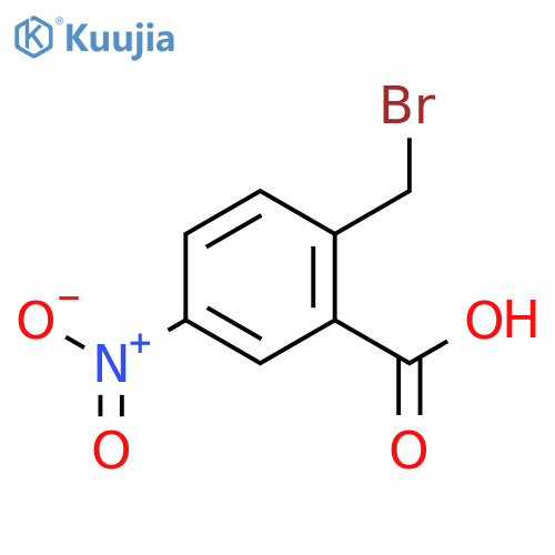 2-(bromomethyl)-5-nitrobenzoic acid structure