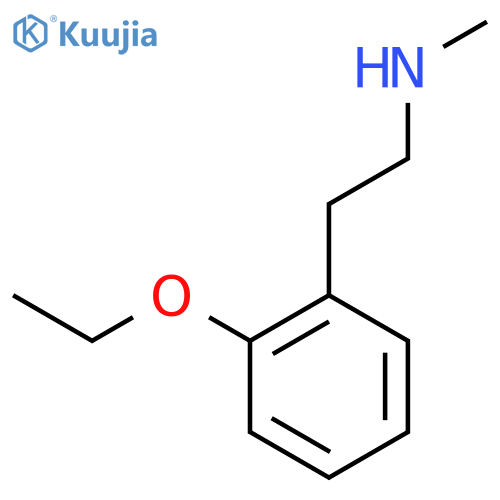 2-(2-ethoxyphenyl)ethyl(methyl)amine structure