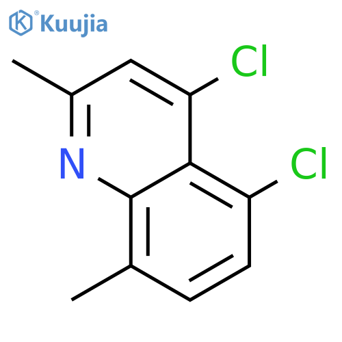 Quinoline,4,5-dichloro-2,8-dimethyl- structure