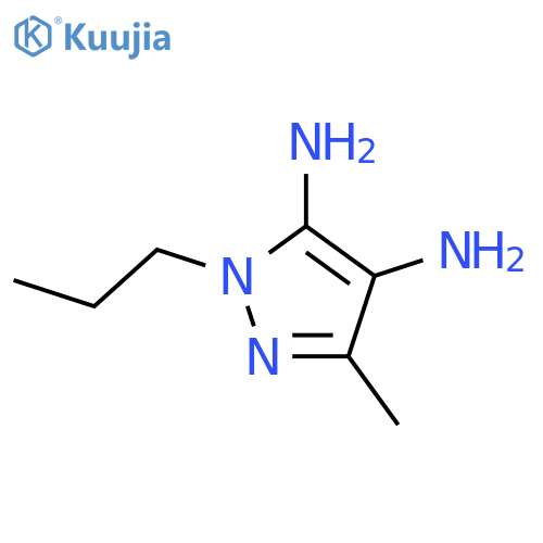 1H-Pyrazole-4,5-diamine,3-methyl-1-propyl- structure