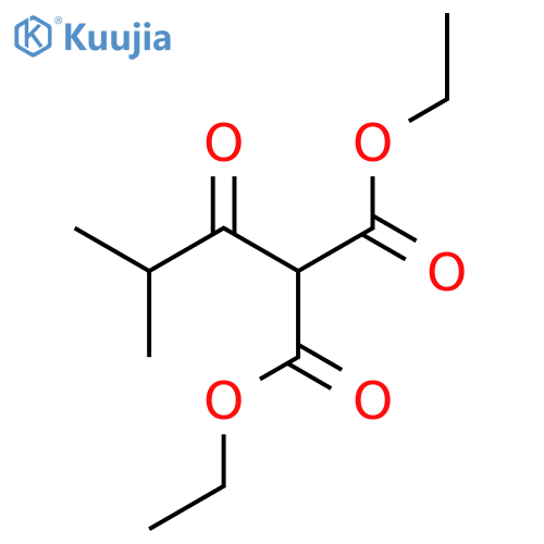 Diethylisobutyroylmalonate structure