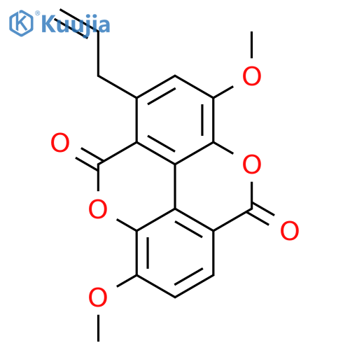 1-Allyl-catellagic Acid Diethyl Ether structure