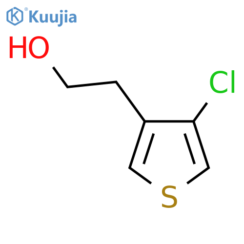2-(4-chlorothiophen-3-yl)ethan-1-ol structure
