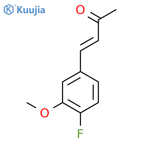 4-(4-Fluoro-3-methoxyphenyl)but-3-en-2-one structure