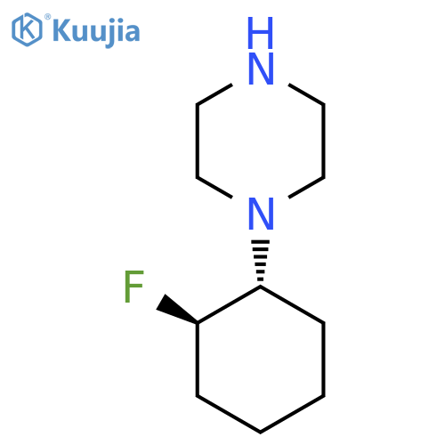 1-[(1R,2R)-2-Fluorocyclohexyl]piperazine structure
