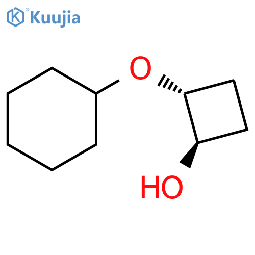 (1R,2R)-2-(cyclohexyloxy)cyclobutan-1-ol structure