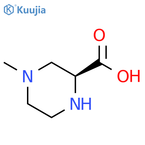 (S)-4-methylpiperazine-2-carboxylic acid structure