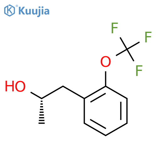 (2S)-1-2-(trifluoromethoxy)phenylpropan-2-ol structure