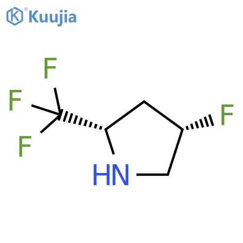 (2S,4S)-4-fluoro-2-(trifluoromethyl)pyrrolidine structure
