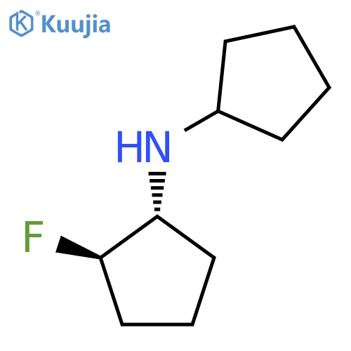 (1R,2R)-N-Cyclopentyl-2-fluorocyclopentan-1-amine structure