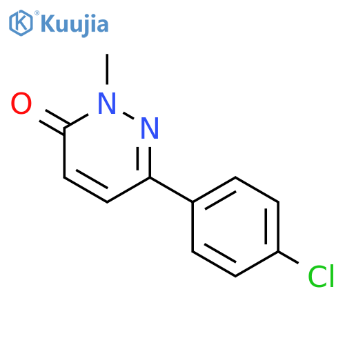 6-(4-chlorophenyl)-2-methyl-2,3-dihydropyridazin-3-one structure