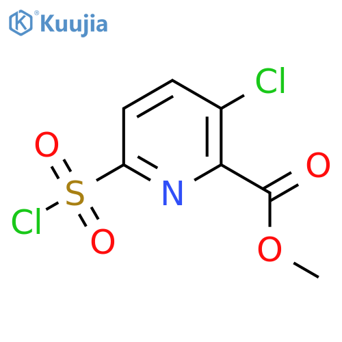 Methyl 3-chloro-6-chlorosulfonylpyridine-2-carboxylate structure
