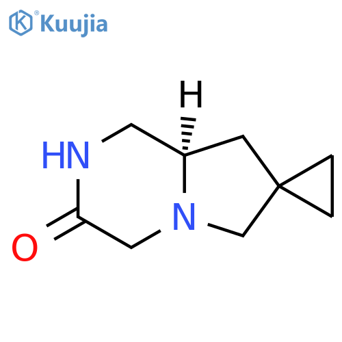 (8'aR)-hexahydro-1'H-spiro[cyclopropane-1,7'-pyrrolo[1,2-a]piperazine]-3'-one structure