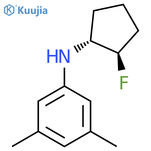 N-[(1R,2R)-2-Fluorocyclopentyl]-3,5-dimethylaniline structure