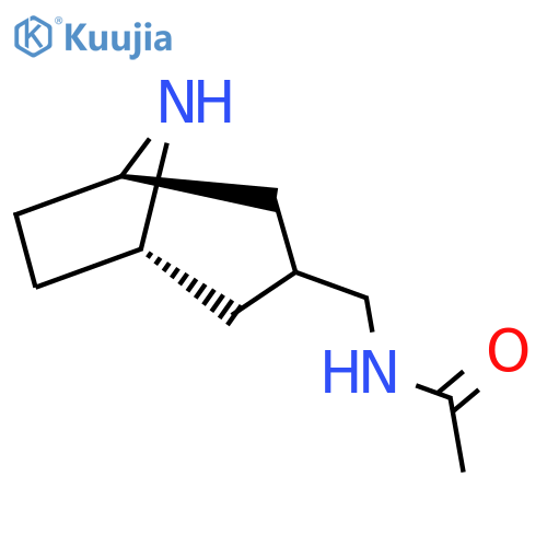 N-[[(1S,5R)-8-azabicyclo[3.2.1]octan-3-yl]methyl]acetamide structure