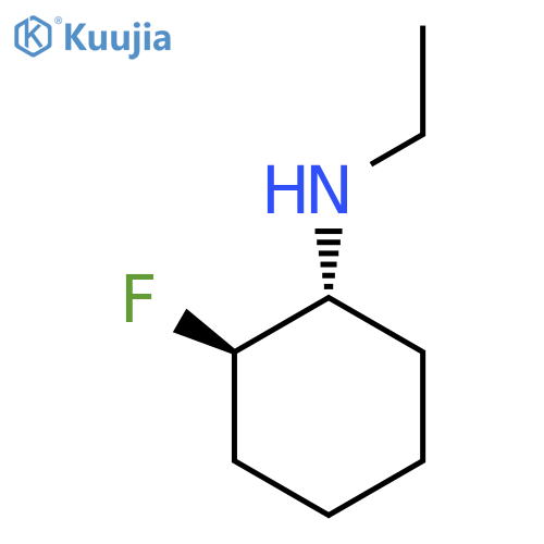 (1R,2R)-N-Ethyl-2-fluorocyclohexan-1-amine structure